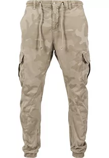 Urban Classics Męskie spodnie do biegania Camo Cargo, piaskowy kamuflaż, 38 - Spodenki męskie - miniaturka - grafika 1