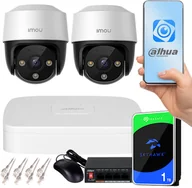 Zestawy do monitoringu - Zestaw monitoringu Imou 2 kamery obrotowe 4MPx PoE - miniaturka - grafika 1