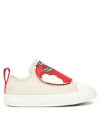 Buty dla dziewczynek - Converse Trampki Chuck Taylor All Star One Strap A13186C Beżowy - miniaturka - grafika 1