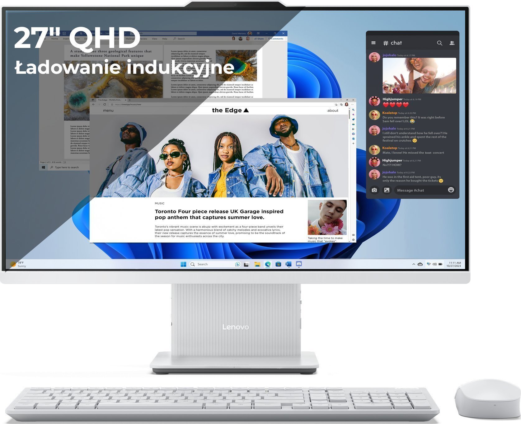 IdeaCentre AIO 3 27IRH9 i5-13420H, 16 GB, 1TB SSD, Windows 11 Home