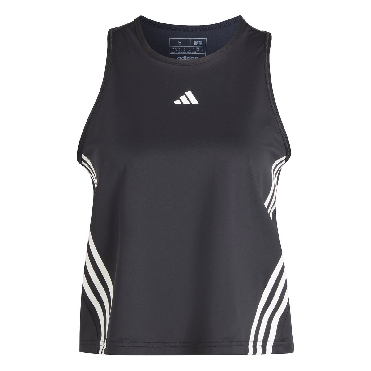 Tank top damski adidas AEROREADY HYPERGLAM czarny IK9582-XXS