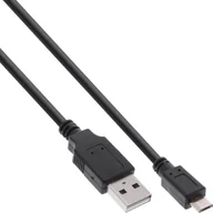 Kable USB - Kabel USB InLine USB-A - microUSB 1 m Czarny 31710Q - miniaturka - grafika 1