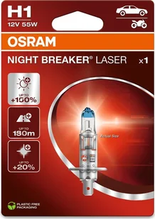 Osram CAR LIGHT 55W 12V P14.5S 10XBLI1 H1 - Żarówki samochodowe - miniaturka - grafika 1