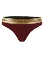 Majtki damskie - Calvin Klein - Stringi damskie, czerwony - miniaturka - grafika 1