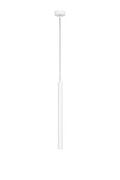 Lampy sufitowe - Kaspa Lampa wisząca Roll 1 biała 10706101 - miniaturka - grafika 1