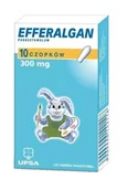 Przeziębienie i grypa - UPSA Efferalgan 300mg 10 szt. - miniaturka - grafika 1