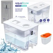Dzbanki filtrujące - AquaFloow XL: dystrybutor wody 9,5l dyspenser + 1x filtr twarda woda - miniaturka - grafika 1