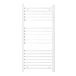 GRZEJNIK ŁAZIENKOWY BIAŁY DRABINKOWY 100x50 cm KALORYFER NOWOCZESNY BERGEN - Grzejniki łazienkowe - miniaturka - grafika 1