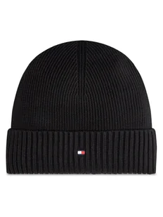 Tommy Hilfiger Czapka Flag AM0AM12796 Czarny - Czapki męskie - miniaturka - grafika 1