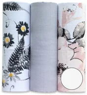 Pieluchy - Ega Kids Zestaw Pieluszki Muślinowe Wzorzyste 3 szt. 60x80 cm - miniaturka - grafika 1