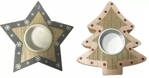 Świecznik świąteczny na tealight 13 cm - Świeczniki - miniaturka - grafika 1