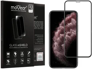 movear Matowe Szkło Hartowane 3D PRO MATT na Apple iPhone Xs MAX na Cały Ekran, Antyrefleksyjne, 9H GLASS mSHIELD Czarny AI11MG4MGM13FBK1 - Szkła hartowane na telefon - miniaturka - grafika 5
