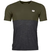 Koszulki sportowe męskie - Męska koszulka Ortovox 150 Cool Logo Ts M Rozmiar: L / Kolor: zielony/szary - miniaturka - grafika 1