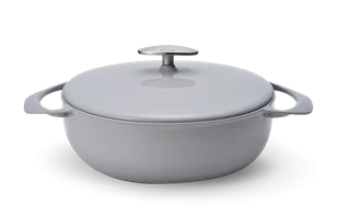 Garnek żeliwny UNILLOY Grey 22 cm [US220GR] - Garnki - miniaturka - grafika 1