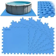 Akcesoria do basenów - Dmuchane Mata piankowa pod basen puzzle 50 x 50 cm 8 szt - miniaturka - grafika 1