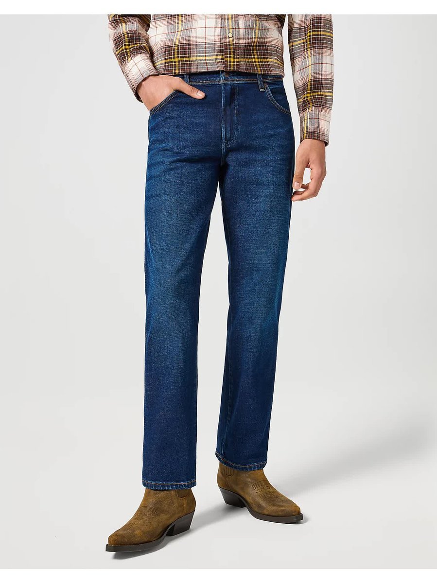 Męskie spodnie jeansowe proste Wrangler TEXAS W32 L34