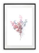 Plakaty - Plakat A4 21x30 cm  Kwiat Roślina Zieleń Róż WZORY - miniaturka - grafika 1
