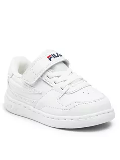Buty dla dziewczynek - Fila Sneakersy Fxventuno Velcro Kids FFK0009.10004 Biały - grafika 1
