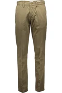 Spodnie męskie - BEŻOWE SPODNIE GANT MĘSKIE - miniaturka - grafika 1