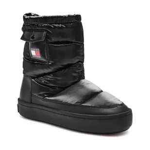 Tommy Jeans Śniegowce z dodatkiem skóry - Śniegowce damskie - miniaturka - grafika 1