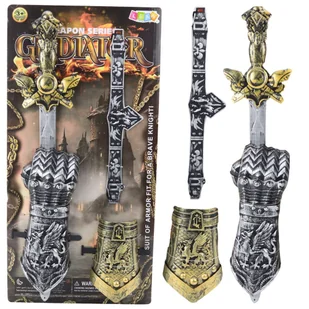 Zestaw Rycerski Gladiator - Stroje karnawałowe - miniaturka - grafika 2