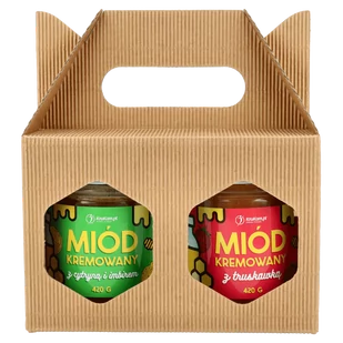 Zestaw miodów kremowanych 2szt. - Miód - miniaturka - grafika 1