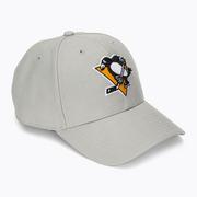 Czapki damskie - Czapka z daszkiem 47 Brand NHL Pittsburgh Penguins MVP grey | WYSYŁKA W 24H | 30 DNI NA ZWROT - miniaturka - grafika 1