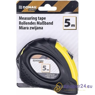 Miarka Donau Safety 18mm/5m zwijana czarno-żółta ePaper24.eu - Linijki, ekierki - miniaturka - grafika 1