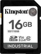 Karty pamięci - Karta Kingston Industrial SDHC 16 GB UHS-I/U3 A1 V30 SDIT/16GB - miniaturka - grafika 1