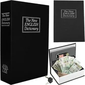 Biżuteria - akcesoria - SEJF KSIĄŻKA NA PIENIĄDZE KASETKA METALOWA SKRYTKA - miniaturka - grafika 1