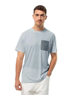 Jack Wolfskin Kieszeń Karana T M, Soft Blue, XXL - Koszulki męskie - miniaturka - grafika 1
