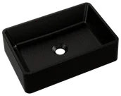 Umywalki - Umywalka nablatowa REVA 45 Czarno złota - miniaturka - grafika 1