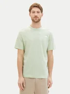 Koszulki męskie - Tom Tailor T-Shirt 1040821 Zielony Regular Fit - miniaturka - grafika 1