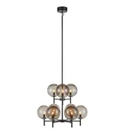 Lampy sufitowe - Markslojd Żyrandol Crown 107921 czarna dekoracyjna oprawa wisząca 107921 - miniaturka - grafika 1