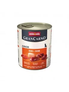 Animonda Grancarno Junior Huhn Kaninchen Kurczak + Królik Puszka 800G - Mokra karma dla psów - miniaturka - grafika 6