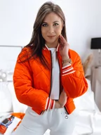 Kurtki damskie - Kurtka damska BOMBER pomarańczowa Dstreet TY3428-XL - miniaturka - grafika 1
