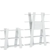 Zestawy mebli biurowych - Zestaw Regałów 5 Via MebloCross Craft Złoty - miniaturka - grafika 1