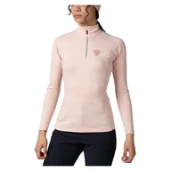 Bluzy narciarskie - Bluza narciarska damska Rossignol Classique 1/2 zip RLMWL08 - miniaturka - grafika 1