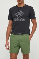 Spodenki męskie - Columbia szorty outdoorowe Landroamer Ripstop kolor zielony - miniaturka - grafika 1