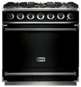 Kuchenki gazowo-elektryczne - Kuchnia gazowo-elektryczna FALCON 900S 90 Czarny chrom - miniaturka - grafika 1