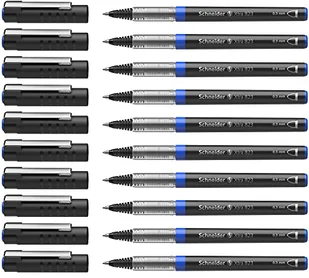 Schneider XTRA 823 długopis z atramentem ze stożkową końcówką ze stali nierdzewnej, 0,3 mm, niebieski, 10 sztuk - Długopisy - miniaturka - grafika 1