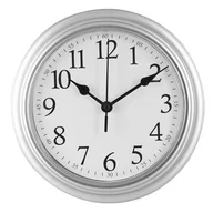 Zegary - Zegar ścienny okrągły 22,5 cm szary Deco4Home - miniaturka - grafika 1