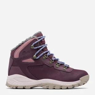 Zimowe trzewiki damskie skórzane Columbia Newton Ridge WP Omni-Heat II 2100221607 39 (8US) Bordowe (195981622294). Buty za kostkę damskie - Botki damskie - miniaturka - grafika 1