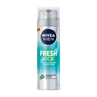 Kosmetyki do golenia - Nivea Men Fresh Kick Pianka Do Golenia 200ML - miniaturka - grafika 1