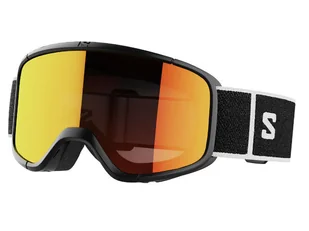 Gogle Salomon Aksium 2.0 S Black Red 2023 - Gogle narciarskie - miniaturka - grafika 1