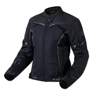 Odzież motocyklowa - Ozone Jet II Lady kurtka motocyklowa dla kobiet, na łokciach i ramionach, wodoszczelna, z membraną, elementy odblaskowe, 4 kieszenie - miniaturka - grafika 1