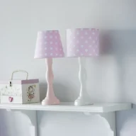Lampy stojące - Lampka nocna dla dziewczynki Polka Dot Pink - warianty - miniaturka - grafika 1