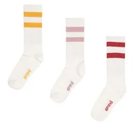 Skarpetki męskie - Zestaw 3 par wysokich skarpet unisex Sprandi 0UB-003-AW23 (3-pack) Czerwony - miniaturka - grafika 1