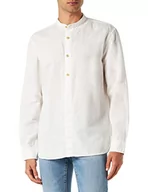 Koszule męskie - camel active Męska koszula 409127/1S37, biała Broken White, XL, Broken White, XL - miniaturka - grafika 1