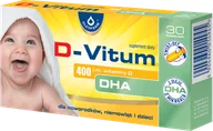 Witaminy i minerały - Oleofarm SP. Z O.O. D-Vitum DHA Witamina D 400 j.m. + DHA, 30 kapsułek twist-off 3582621 - miniaturka - grafika 1